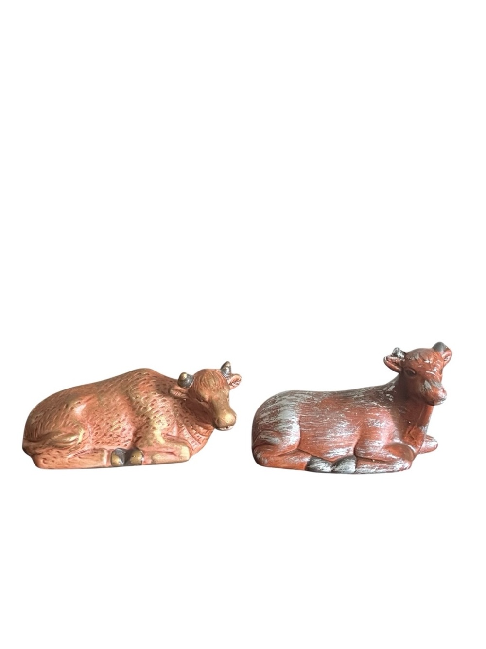Ashland Classic Nativity Cow Ceramic Figurines Replacement Pieces Christmas
